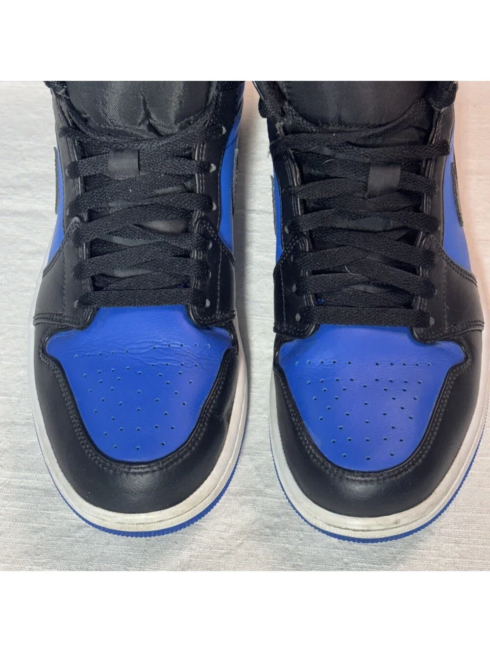 Nike Air Jordan 1 Mid Royal Blue Black/White Men's Size 9 DQ8426-042